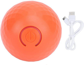 Produktbild von Aktiver Rollball Langeweileabbau Wiederaufladbar Kompetenzentwicklung Automatisch Interaktiver Hundeball orange