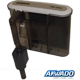 Produktbild von Akwado Aquariumfilter Anhängefilter 350l/h für bis 40l Aquarium - 40 l