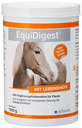 Produktbild von alfavet EquiDigest Diät-Ergänzungsfuttermittel für Pferde - 1000 g