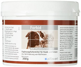 Produktbild von Alfavet Forbid Pulver zur Verhinderung von Kotfressen - 250 g