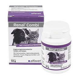 Produktbild von Alfavet Renal Combi Wirkstoffkomplex mit Phosphatbinder Pulver - 50 g