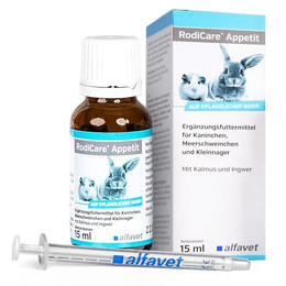 Produktbild von Alfavet RodiCare Appetit Ergänzungsfuttermittel für Nager - 15 ml