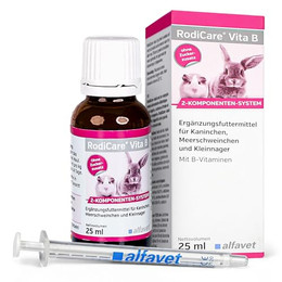 Produktbild von Alfavet RodiCare Vita B Ergänzungsfuttermittel für Nager - 25 ml