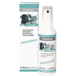 Produktbild von Alfavet VulnoCyn Hydrogel für Hunde, Katzen und Kleintiere - 75 ml
