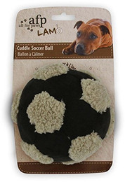 Produktbild von all for paws Tierkuscheltier Hundespielzeug Lambswool-Cuddle Fußball - 2,5 kg