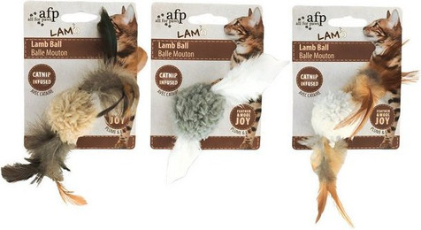 Produktbild von all for paws Tierkuscheltier Katzenspielzeug Lambswool Lamb Ball