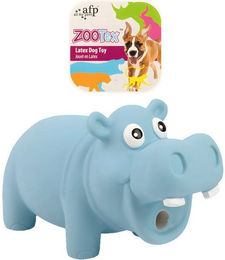 Produktbild von all for paws Tierquietschie Hundespielzeug Hector Nilpferd blau Größe L