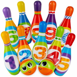 Produktbild von all Kids United Outdoor-Spielzeug Bowling Set für Kinder