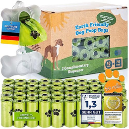 Produktbild von all Pets United Kompostierbare Hundekotbeutel mit Spender und Leinenhalter