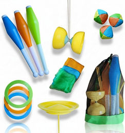 alldoro Outdoor-Spielzeug alldoro 60130 Jonglierset 16-tlg. Jonglierbälle Tücher Ringe Keulen 3+, (16-tlg) – Bild 1 von 5