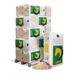 Produktbild von Allspan German Horse Bioaktiv Hobelspäne Einstreu - 15 x 24 kg
