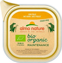 Almo Nature Bio Organic Maintenance Hundefutter - Schälchen - Huhn - 32 x 100 g – Bild 1 von 2