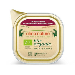 Produktbild von Almo Nature BioOrganic Maintenance Nassfutter mit Bio Rind & Bio Gemüse - 12 x 100 g