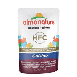 Produktbild von Almo Nature Classic Cuisine Thunfisch- und Hummerfilet für Katzen - 55 g