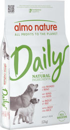 Produktbild von Almo Nature Daily all Breeds Rind & Reis - 12 kg