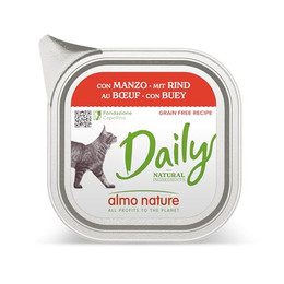 Produktbild von almo nature Daily Katzenfutter mit Rind - 32 x 100 g