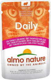 Produktbild von Almo Nature Daily Menu 70g Beutel Katzennassfutter 30 x 70 Gramm Thunfisch & Lachs