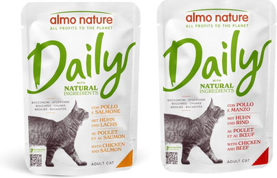 Produktbild von Almo Nature Daily Menu Huhn & Rind - 6 x 70 g
