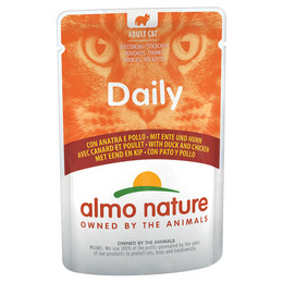 Produktbild von Almo Nature Daily Menu Pouch Ente und Huhn - 6 x 70 g