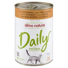 Produktbild von Almo Nature Daily Menu Truthahn Nassfutter für Katzen - 12 x 400 g