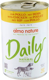 Almo Nature Daily Paté Hundefutter - Dosen - Huhn - 24 x 400 g – Bild 1 von 2
