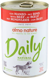 Almo Nature Daily Paté Hundefutter - Dosen - Rind - 24 x 400 g – Bild 1 von 2