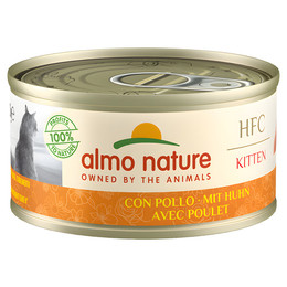 Produktbild von Almo Nature Für Kitten mit Huhn - 24 x 70 g