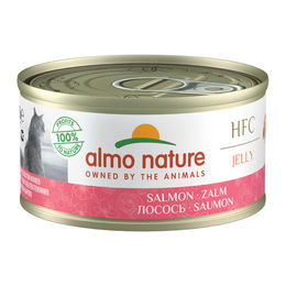 Almo Nature HFC 70 Jelly Katzenfutter - Dosen - Lachs - 24 x 70g – Bild 1 von 2
