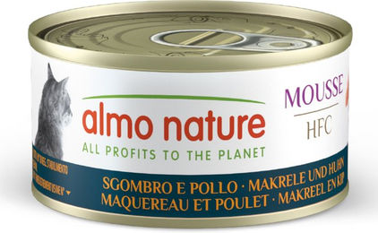 Produktbild von Almo Nature HFC Cat Mousse Makrele und Huhn - 6 x 70 g