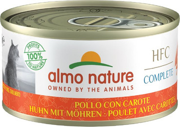 Produktbild von Almo Nature HFC Complete Huhn mit Karotte - 24 x 70 g