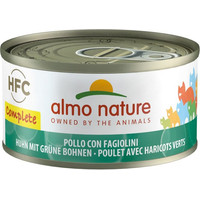 Produktbild von Almo Nature HFC Complete Katzennassfutter Huhn mit grünen Bohnen - 48 x 70 g