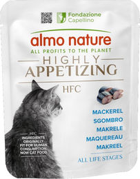 Produktbild von Almo Nature HFC Highly Appetizing 6 x 50 g - Makrele