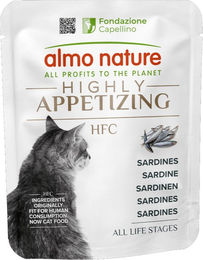 Produktbild von Almo Nature HFC Highly Appetizing 6 x 50 g - Sardinen