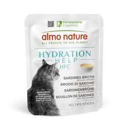 Produktbild von Almo Nature HFC Hydration Help Sardinenbrühe mit Sardinen - 6 x 50 g
