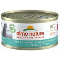 Produktbild von Almo Nature HFC Jelly Forelle und Thunfisch - 24 x 70 g