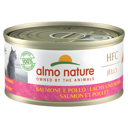 Produktbild von Almo Nature HFC Jelly Lachs & Huhn - 24 x 70 g