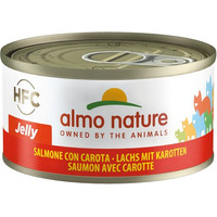 Produktbild von Almo Nature HFC Jelly Lachs & Karotte Katzennassfutter - 48 x 70 g
