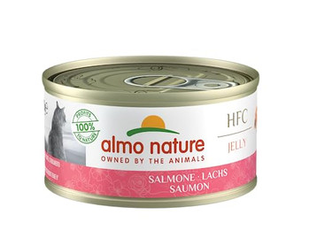 Produktbild von Almo Nature HFC Jelly Lachs Katzenfutter nass - 24 x 70 g