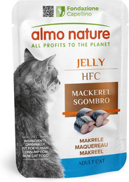 Produktbild von Almo Nature HFC Jelly Pouch Katzenfutter Makrele - 24 x 55 g