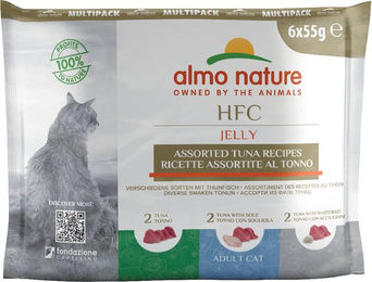 Produktbild von Almo Nature HFC Jelly Thunfisch Katzenfutter - 6 x 55 g