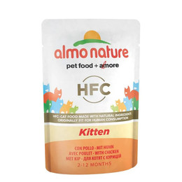 Produktbild von Almo Nature HFC Kitten mit Huhn Nassfutter - 24 x 55 g