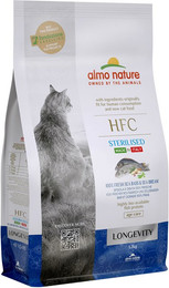 Produktbild von Almo Nature HFC Longevity Sterilized Wolfsbarsch & Goldbrasse - 2 x 1,2 kg