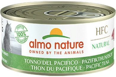 Produktbild von Almo Nature HFC Natural 150g Dose Katzennassfutter Sparpaket 48 x 150 Gramm Pazifikthunfisch