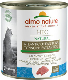 Produktbild von Almo Nature HFC Natural 280g Dose Katzennassfutter 12 x 280 Gramm Atlantikthunfisch