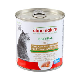 Produktbild von Almo Nature HFC Natural Huhn mit Garnelen Katzenfutter nass - 12 x 280 g