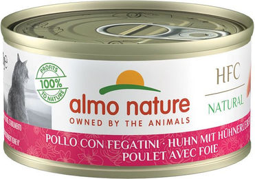 Produktbild von Almo Nature HFC Natural Huhn mit Hühnerleber - 6 x 70 g