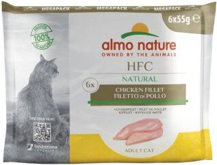 Produktbild von Almo Nature HFC Natural Hühnerfilet Katzenfutter nass - 6 x 55 g