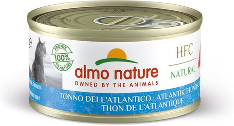 Produktbild von Almo Nature HFC Natural Nassfutter für Katzen Atlantikthunfisch - 6 x 70 g