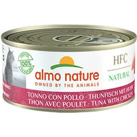 Produktbild von Almo Nature HFC Natural Thunfisch und Huhn Katzennassfutter - 48 x 150 g