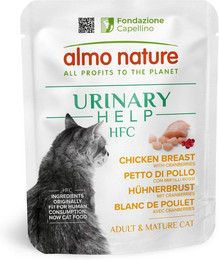 Produktbild von Almo Nature HFC Urinary Help Hühnerbrust mit Cranberrys - 6 x 50 g